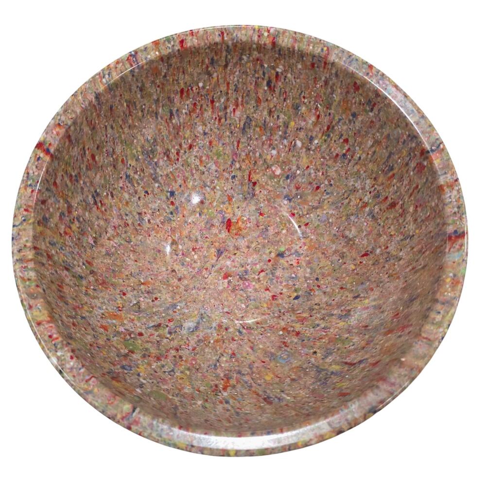 Brookpark Confetti Melamine Large Bowl 11.75"/5" Speckled Mixing Kitchen Cooking - Picture 2 of 7